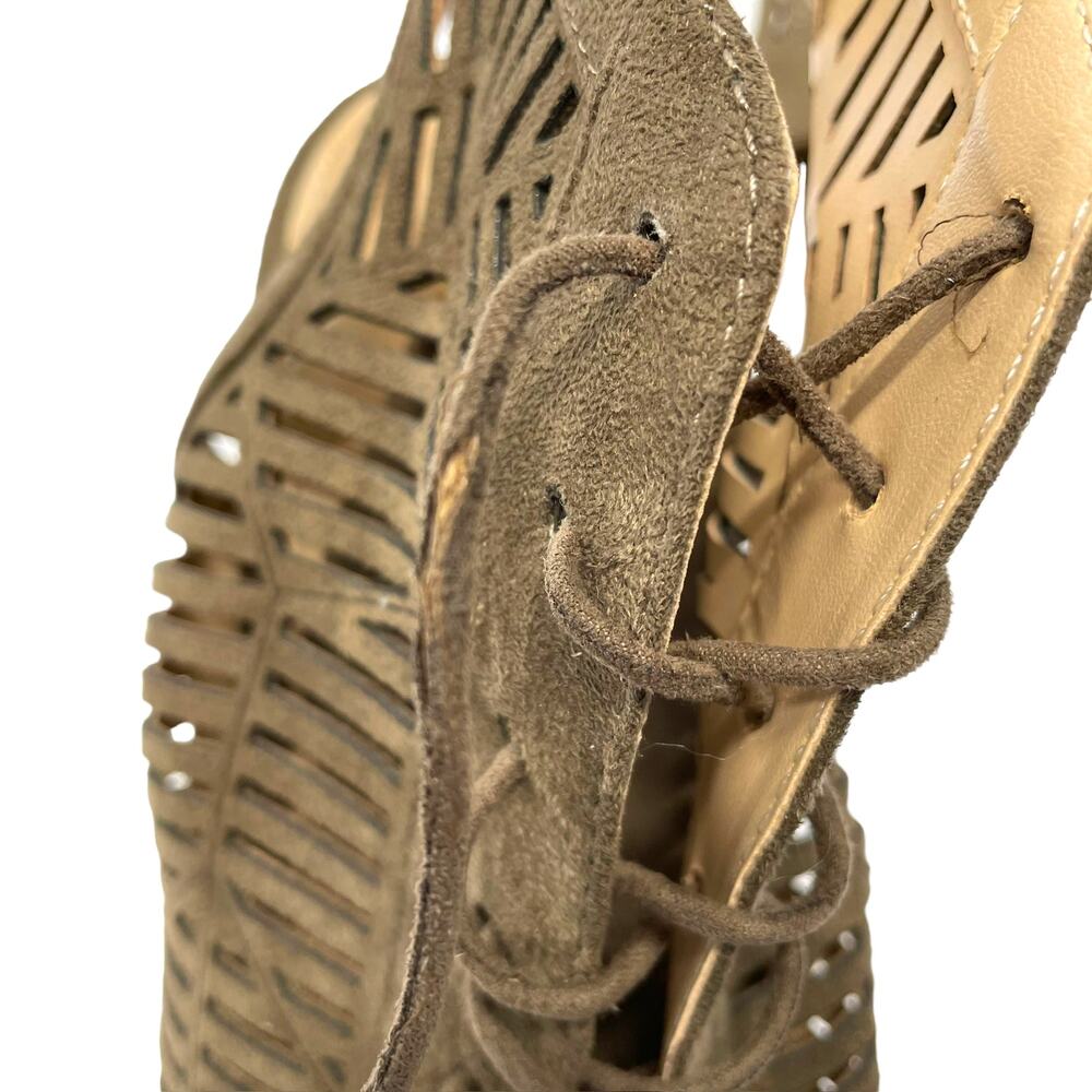 Sam Edelman Block Heel Open Toe Bootie With Laser… - image 5